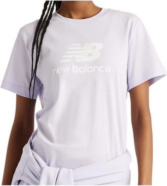 New Balance Sport Essentials Jersey Logo T-Shirt T-Shirt f&uuml;r Damen | wei&szlig;