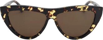 Bottega Veneta Pre-owned Accessories, female, Brown, Size: ONE SIZE Pre-owned Acetate sunglasses