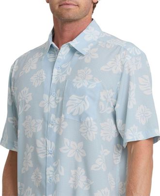 Quiksilver Performance Pack WM SS Short Sleeve Shirt in Skyway at Nordstrom, Size Xx-Large