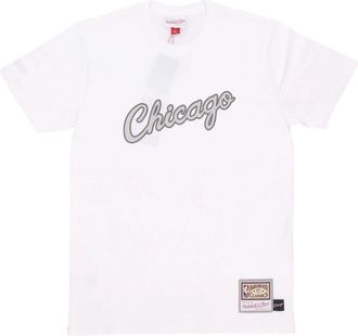 Mitchell & Ness T-Shirts - Heren - T-shirts - Wit - XL - Tops
