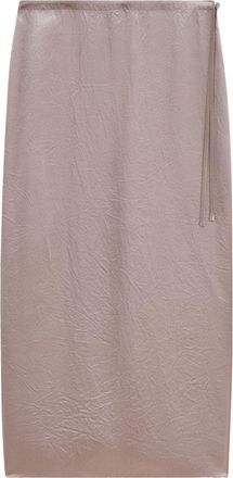 Filippa K crinkled pencil skirt - Neutrals