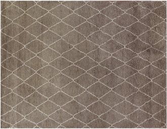 Exquisite Rugs Moroccan Hand Knotted New Zealand Wool Area Rug