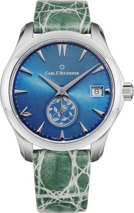 Bucherer Womens Manero Autodate Love Watch, Circa 2020S (Authentic Pre-Loved)