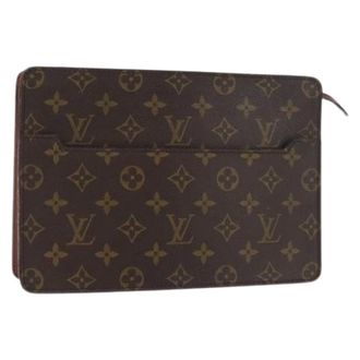 Louis Vuitton Pre-owned Clutches, female, Brown, Size: ONE SIZE Pre-owned Monogram Canvas Clutch