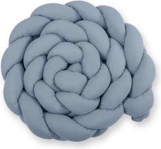 OEM Protector De Cuna Trenzado Xxl - Azul Sucio