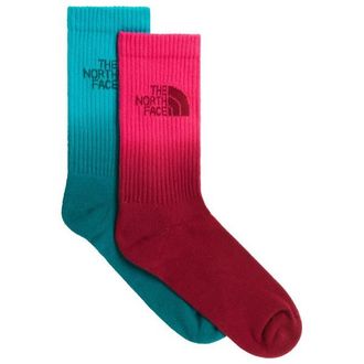 The North Face Everyday Crew Sock Dip Dye 2-Pack Multifunktionssocken f&uuml;r Herren | rot