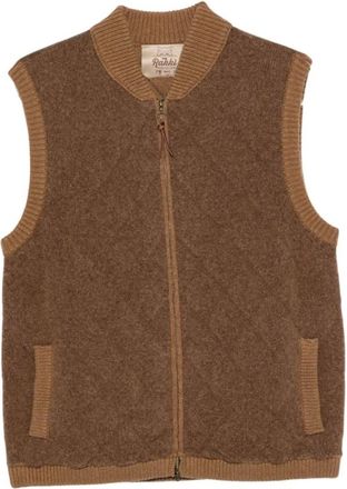 Rakk&igrave; Gilet Trapuntato - - Knitwear - Uomo - Marrone - M