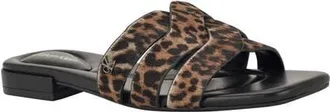 Calvin Klein Tisha Slide Sandal in Animal at Nordstrom, Size 8.5