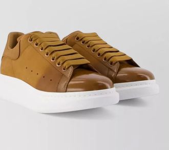 Alexander McQueen leather oversized sneakers
