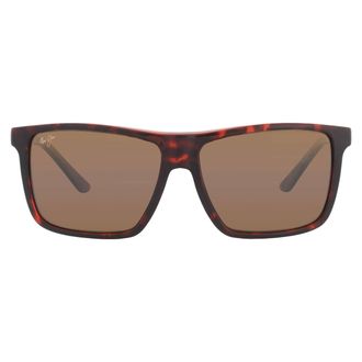 Maui Jim Mamalu Bay HCL Bronze Rectangular Unisex Sunglasses H610-04 60