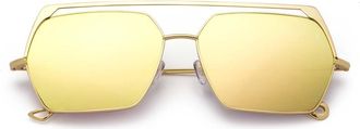 Eyepetizer Greg C.4-8C Mens Sunglasses Gold Size 45
