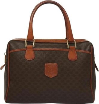 Celine Tweedehands leren handtassen - Dames - Vintage Handtas - Bruin - ONE Size - Leer - Vintage