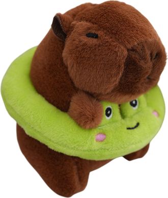 Generic Capybara Key Holder - Capybara Key Chain Charm, Capybara Key Chain Plush, 4Inch Super Soft Swimming Capybara Bag Doll | Realistic Stuffed Animals Key 
