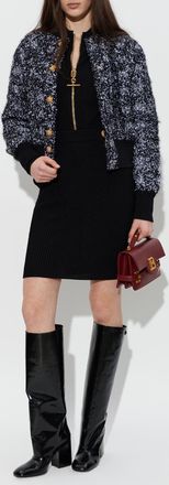 Balmain Skirt With Decorative Buttons, Womens, Pink