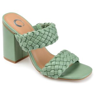 Journee Collection Women & apos;s Melissa Medium and Wide Width Dress Sandals