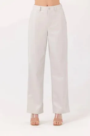 Sundays Hale Straight-Leg Pants In Alabaster