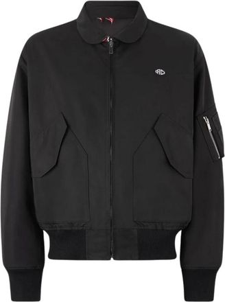 Roberto Cavalli Dragon Reversible Bomber Jacket - Heren - Bomber jackets - Zwart - M - Jassen