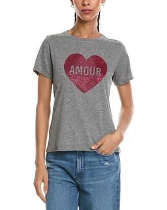 Cinq &agrave; Sept Heatset Amour Heart T-Shirt