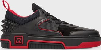 Christian Louboutin Mens Astroloubi CL Monogram Low-Top Sneakers