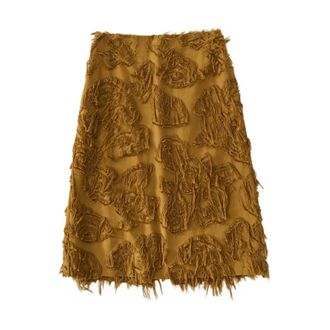 STUDIO NICHOLSON Midi Skirts, female, Brown, Size: 2XS Roeper Skirt