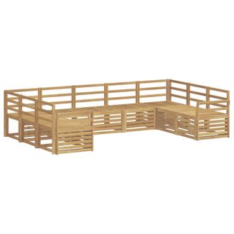 vidaXL Juegos De Sof&aacute;s Madera De Acacia S&oacute;lida Vidaxl
