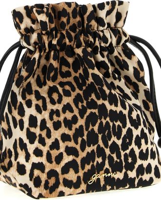 Ganni Ganni Recycled Polyamide Clutch Womens Bag