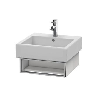 Duravit Duravit Vero Vanity 6003 De Pared, Con 1 Compartimento Abierto Incl. Toallero, 450mm, Color (frente/cuerpo): Roble Oscuro Cepillado Chapa De Madera Au