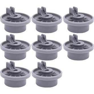 OEM Juego De 8 Ruedas Universales Para La Cesta Inferior De Lavavajillas Siemens, Bosch, Beko Y Neff-crezuo