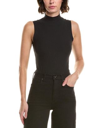 Spanx Spanx Suit Yourself Ribbed Mock Neck Sleeveless Bodysuit