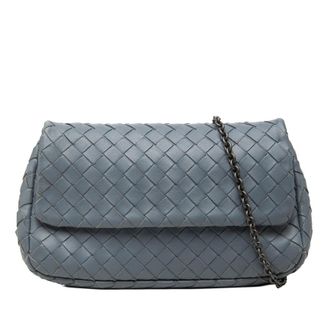 Bottega Veneta Pre-owned Bottega Veneta Mini Nappa Intrecciato Expandable Chain Flap Crossbody Ladies YGXUN6O8OILVIILI