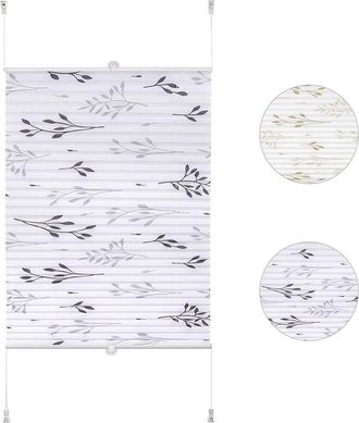 Woltu Tenda A Rullo Plissettata Oscurante Tessuto Per Finestra Porte Senz 90 X 130 Cm - Woltu