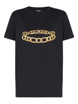 Balmain Balmain Kettendruck T -Shirt