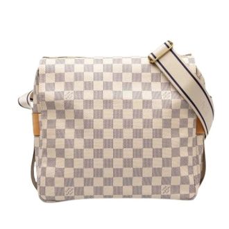 Louis Vuitton Pre-owned Naviglio Cross Body Bag - Dames - Pre-owned - Wit - Maat: ONE Size