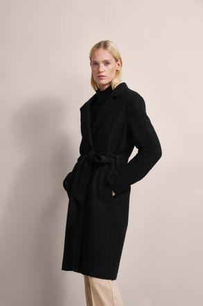 Bugatti Damen Wollen trenchcoat met reverskraag