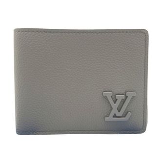 Louis Vuitton Khaki Leather Wallet (Bi-Fold) (Pre-Owned)