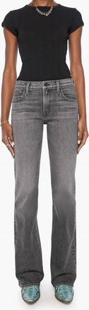 Mother Womens The Jinx Sneak Jeans In Cliffhanger