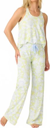 PJ Salvage Beautiful Life Tank Top In Electric Lime