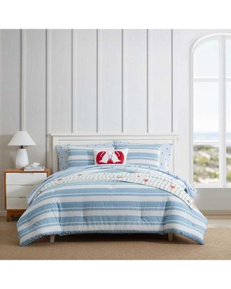 Nautica Riverside Stripe Reversible Cotton Comforter Set