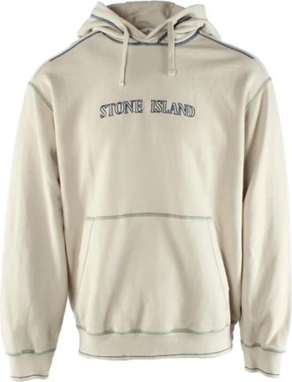 Stone Island Sweater - Heren - Hoodies - Beige - S - Hoodies & sweatvesten