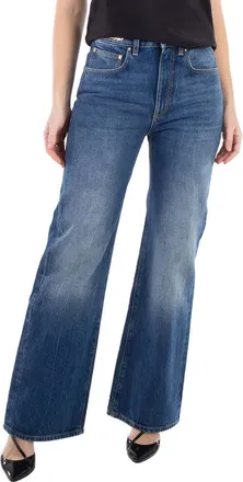 Paco Rabanne Paco Rabanne Embellished Dark Denim Stone Jeans