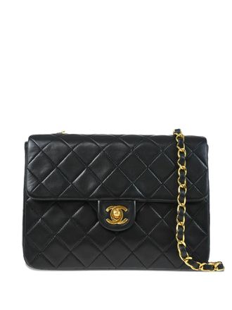 Chanel 1990 Classic shoulder bag - women - Lambskin - One Size - Black