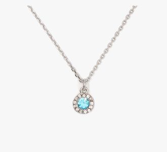 Kate Spade New York Youre A Gem Pave Halo Pendant