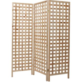 Miliboo Paravento in legno naturale AKKIKO