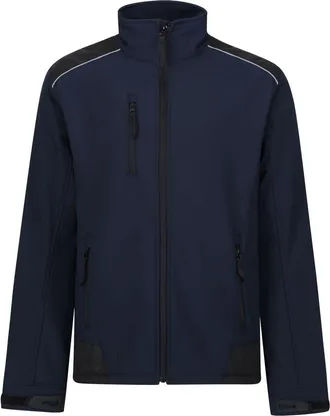 Regatta Sandstom Workwear Softshell Jacket in Navy And Black at Nordstrom, Size Xxx-Large