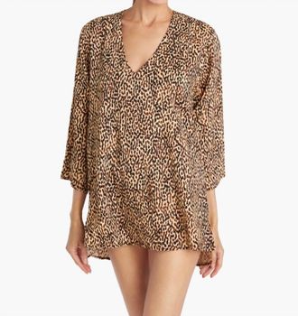 Robin Piccone Whitney Tunic Top In Mocha
