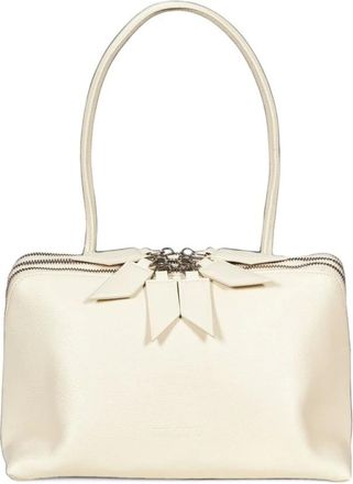 The Attico LAltra Di Milano Tas - Dames - Tassen - Beige - Maat: ONE Size Leer