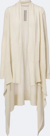 Rick Owens Asymmetric virgin wool cardigan