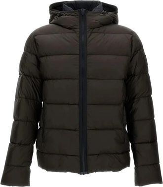 Fay DB Front Piuma Cappuccio - Heren - Winterjassen - Bruin - M - Jassen