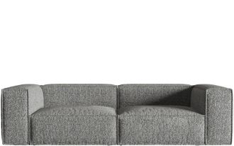 MICADONI Modulares 4-Sitzer Design Sofa Nuria - Boucl&eacute;