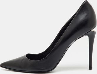 Alexander Wang Black Leather Pointed Toe Pumps